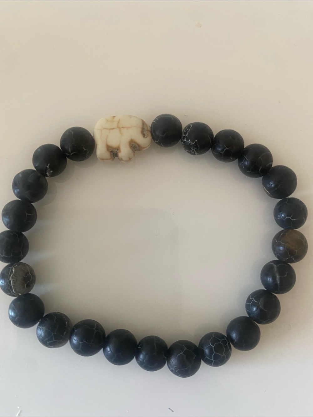 Fahlo Lava Stone Elephant Expedition Bracelet